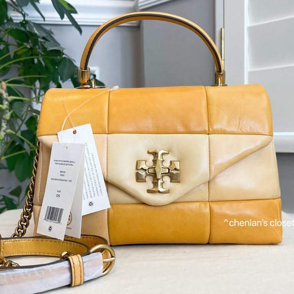 🔥NeW! $749 Tory Burch Kira Patchwork Satchel - Picture 8 of 17